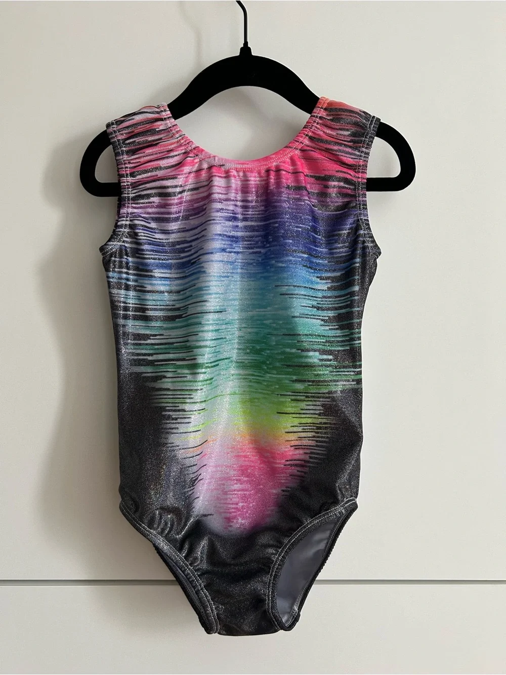 Girls' Multicolor Ombre Dance Gymnastics Leotard - 130 (7/8)